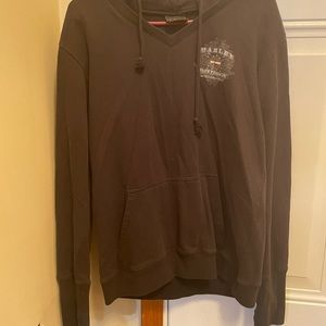 Women’s v neck Harley Davison hoodie